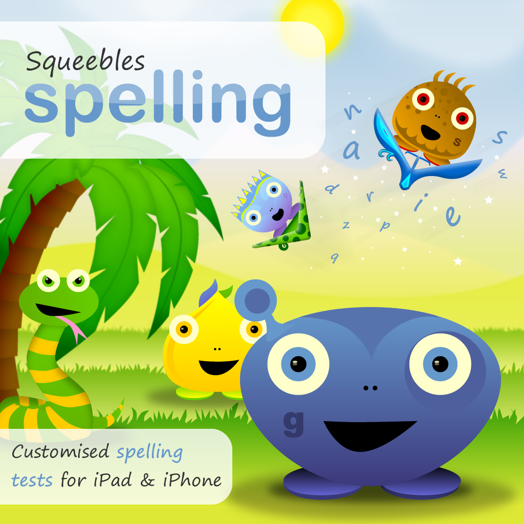 Squeebles Spelling Test